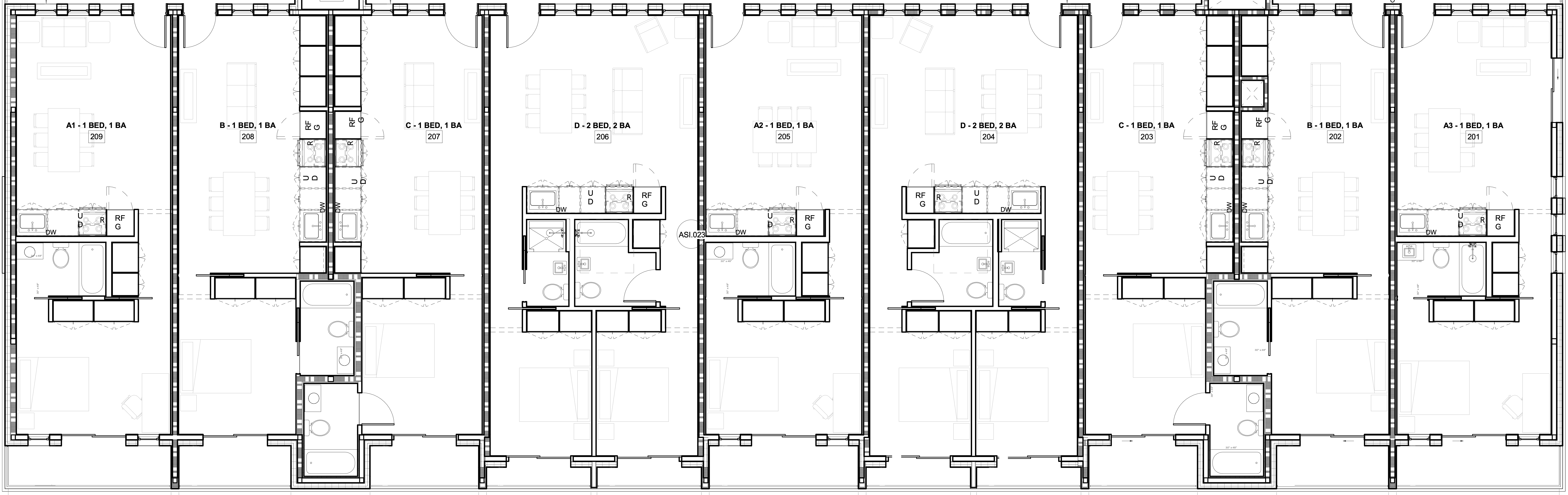 918 Dill – Floorplans (full floor)